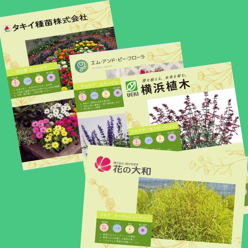 【展示】花苗PRコーナー